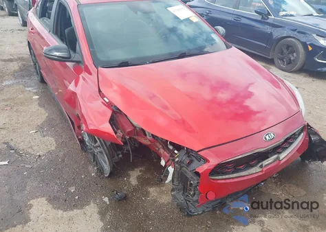 2021 Kia Forte Gt из США, поврежденный, VIN 3KPF44AC5ME288321